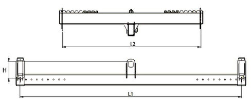 Croquis balancín H-SSB