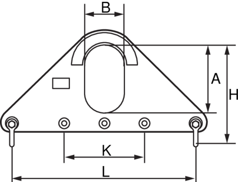 Croquis triangulo de elevación