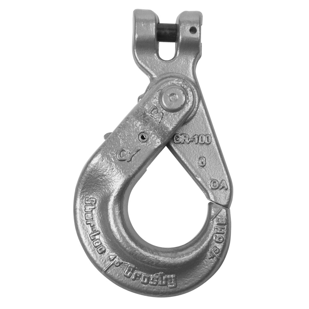 Gancho de seguridad autoblocante directo a cadena Crosby S-1317
