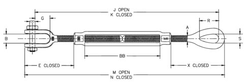 Croquis tensor Crosby HG-227