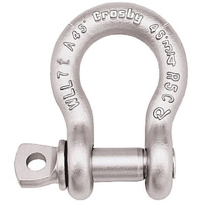 Grillete lira Crosby Grado 8 con pasador cabeza plana G-209A
