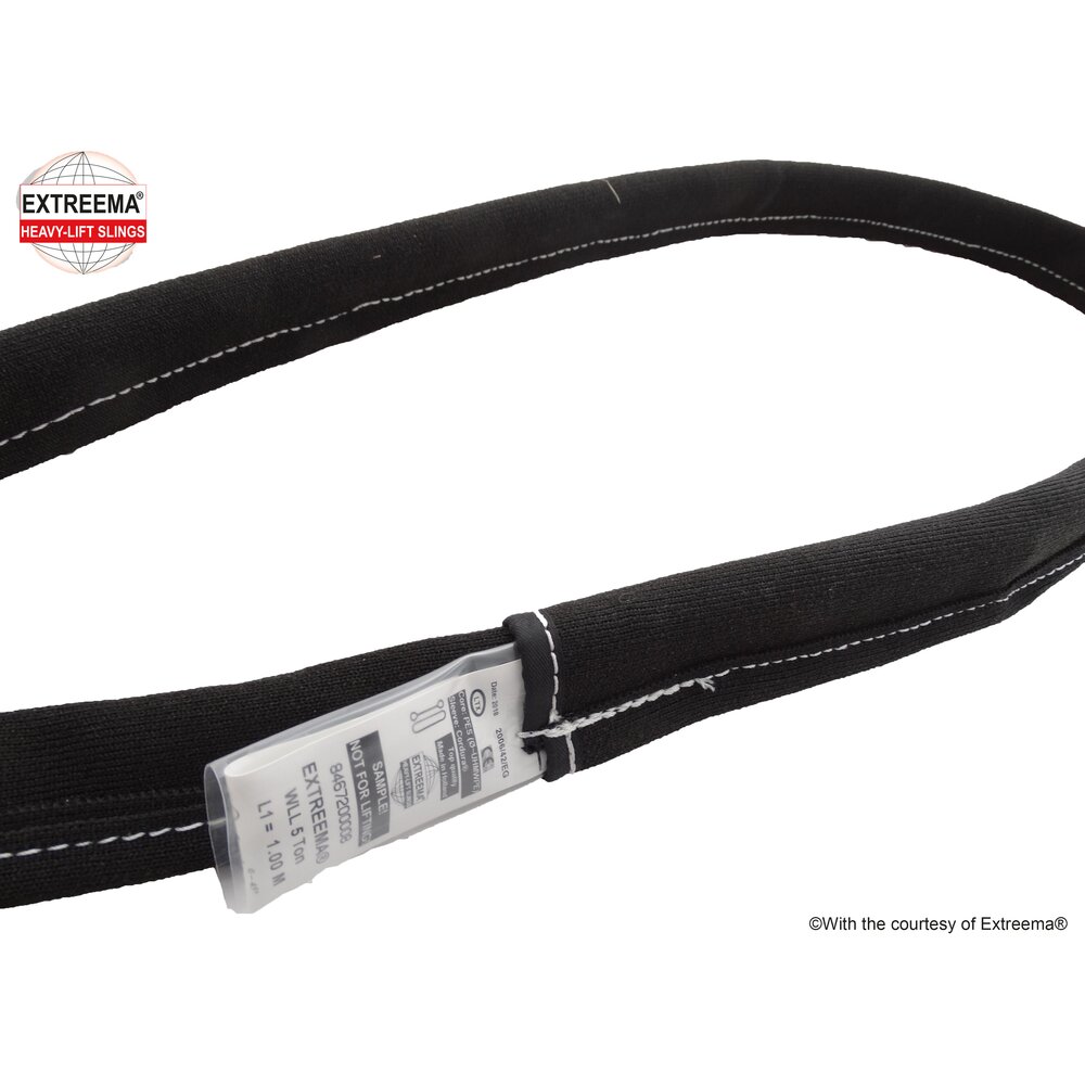 Eslinga cinturón negro Extreema® con núcleo Dyneema®