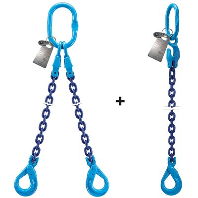 Eslinga de cadena de un y dos ramales POWERTEX en caja PCSB-A-026