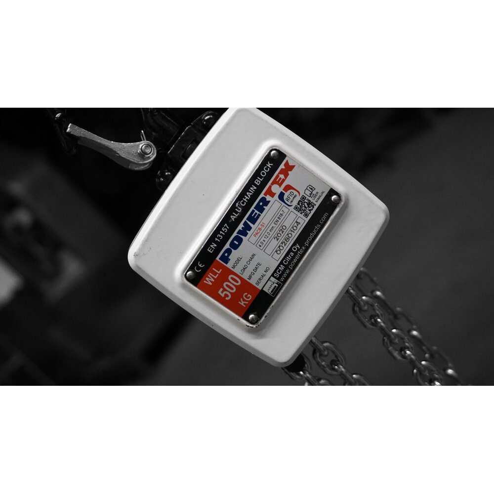 Polipasto de cadena de aluminio POWERTEX PACB-S1
