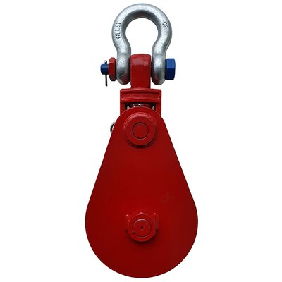 Polea POWERTEX con grillete 8t