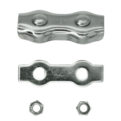 Sujetacable de acero Duplex POWERTEX PCD316