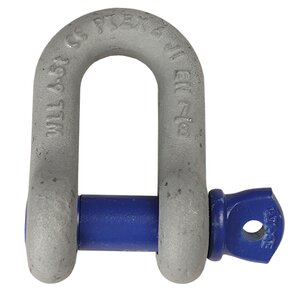 Grillete recto grado 6 con pasador cabeza plana Powertex