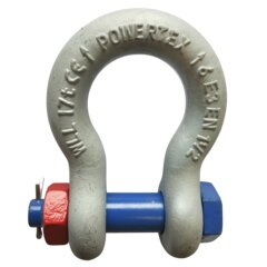 Grillete lira grado 6 con pasador tuerca Powertex Bow Shackle POWERTEX PBSB 17t