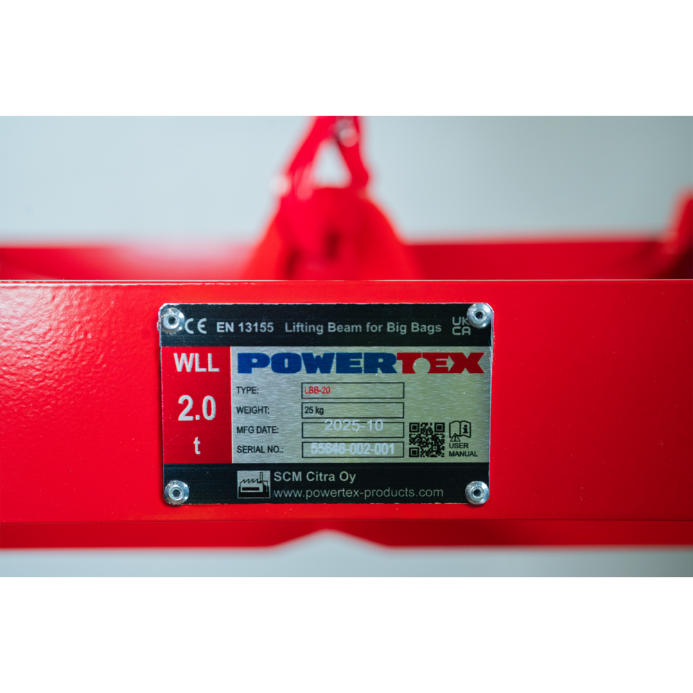 Balancín marco de elevación Powertex para bolsas grandes LBB
