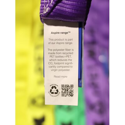 Webbing sling made from recycled polyester by POWERTEX | CYESA