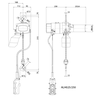 Polipasto eléctrico de cadena Elephant Alpha 230 V