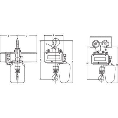 Polipasto eléctrico de cadena SR 230/24 V