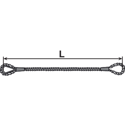 Eslinga cable modelo 2