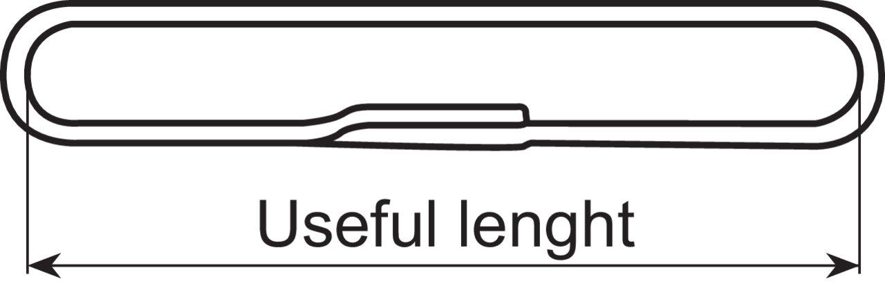 Eslinga poliester planas sin fin - longitud útil Eslinga poliester planas sin fin - longitud útil