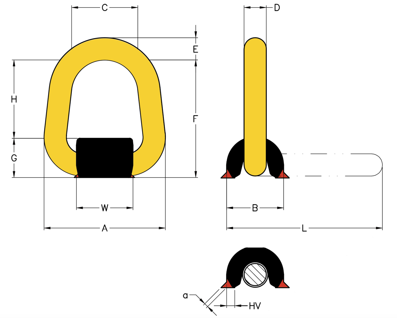 YOKE 8-0573 ANILLA SOLDABLE (CLASSIC WELD-ON POINT) CYESA