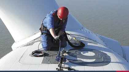Servicio de inspección de aerogeneradores