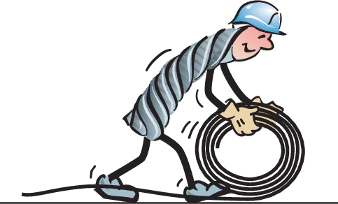 Desenrollado correcto del cable